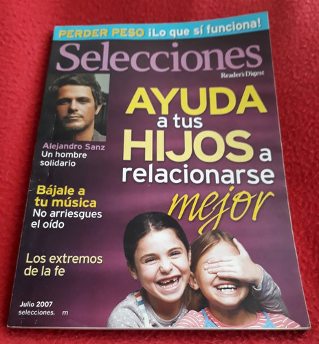 Revista Selecciones Julio 2007 ( Alejandro Sánz )