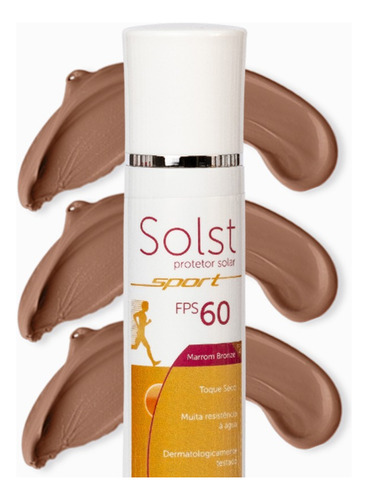 Solst Sport Fps 60 Protetor Solar Toque Seco Marrom Bronze