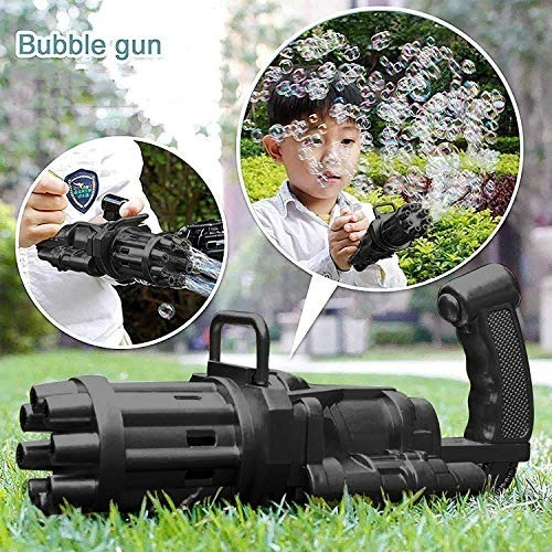 Ametralladora De Burbujas Juguete Pistola Máquina Automática
