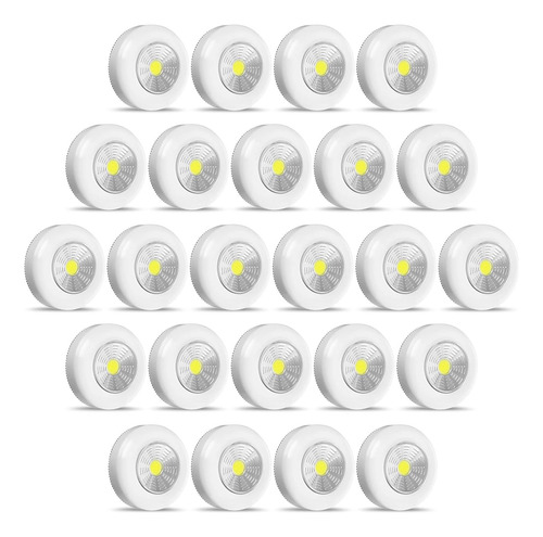 Luces Led Inalámbricas 24, 60lm, Portátil, Pilas, Mini Tácti