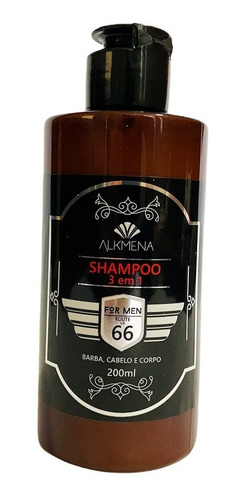 Shampoo Masculino 3x1, Barba, Cabelo E Corpo For Men