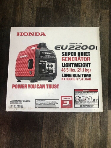 Imagen 1 de 1 de Honda Eu2200i 2200-watt 120-volt Super Quiet Portable Invert