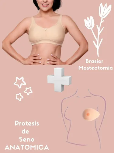 Bra Mastectomia Ultra Comodo + Implante De Seno