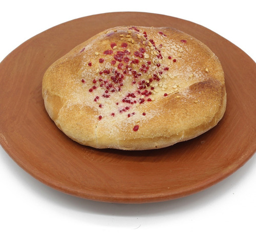 25 Pzs. De Pan Hojaldra, Oaxaqueñas Con Azúcar Roja