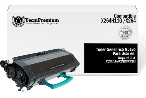 Toner X264h11g X264 Generico | Lexmark X364dn X264dn 9000pag