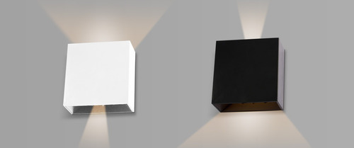 20x Arandela Led 8w Externa Facho Duplo Ajustavel L1280