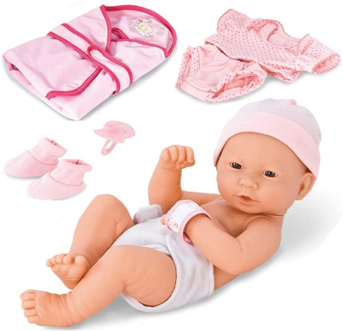 Newborn Baby Girl Muñeca Con Ropa Y Accesorios Juguete...