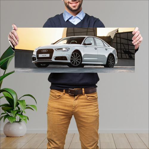 Cuadro 30x80cm Auto 2015 Audi A6 Sedan S Line Za 12