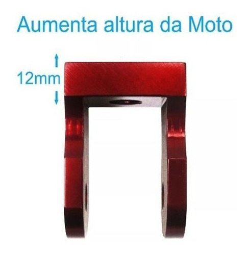 Imagem 4 de 7 de Alongador Crf250f Dianteiro E Traseiro Suspensão Master Cia