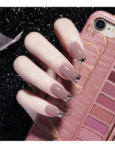 Hg Pegamento De Extensión De Uñas De Color Sólido