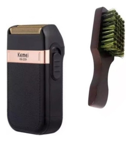 Máquina de afeitar Kemei 2024 con cepillo negro para disfraz, 100 V/240 V