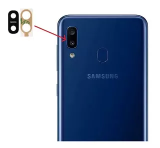 Lente Luna Glass Camara Posterior Para Samsung Galaxy A20