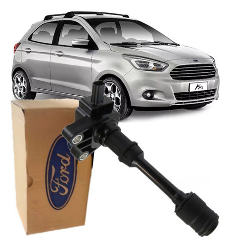 Bobina De Ignição Ford Ka 1.5 16v Sigma Flex De 2015 À 2018