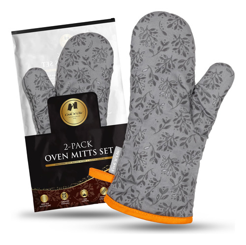 Guantes De Cocina Para Horno  Manoplas De Horno Premium Resi