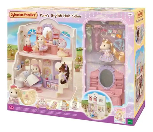 Sylvanian Families Pony's Stylish Hair Salon 5642 Para Niños