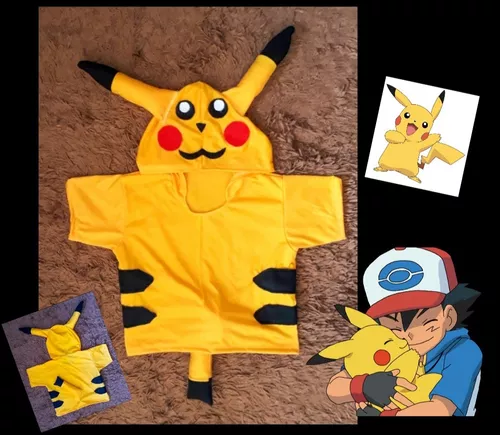 Fantasia Pikachu 2, 3 e 4 anos