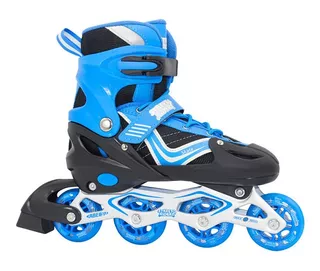 Street Riders Set Patines Proteccin Negroazul Grande