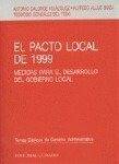 Pacto Local De 1999,el - Calonge Velazquez,antonio Gon