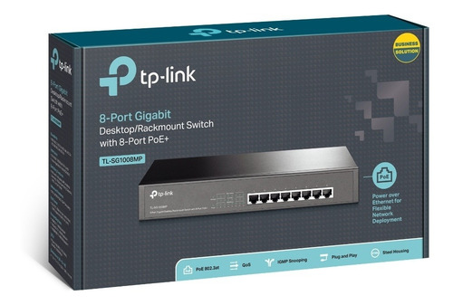 Switch Tp-link Tl-sg1008mp Tl-sg1008pe 8 Puertos Rj45 10 100