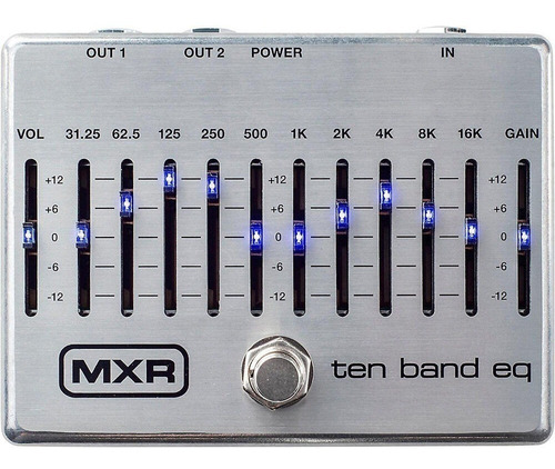 Pedal Mxr Eq Equalizador 10 Bandas M-108