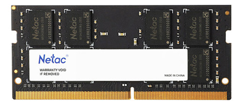 Memória Ram Netac 8gb Ddr4-3200 Sodimm C22 Notebook Laptop