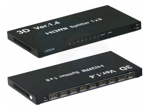 Divisor Splitter Hdmi 1x8 Saidas - 1080p 1.4 3d