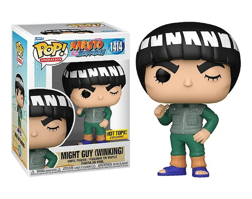 Funko Pop! Might Guy Winking Naruto Shippuden Hot Topic Excl