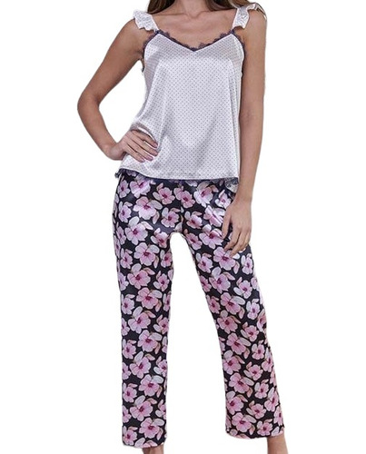 Pijama Satin Estampado Verano 2024-2025