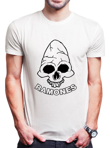 Polo Varon Ramones Pinhead (d0336 Boleto.store)