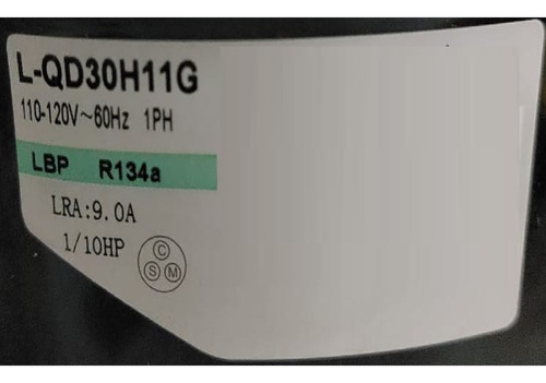 Compresor Para Refrigeradores 1/10hp R134a 115v Lbp. Com1/10