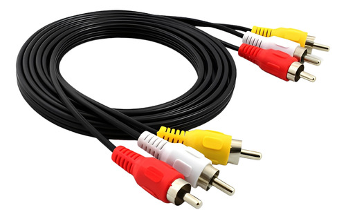 Cable 2unid Cable 6 Rca Vídeo Audio Estereo Ofertas 1.5mts 