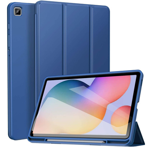 Funda Ztotop Samsung Galaxy Tab S6 Lite Slim Fold Azul