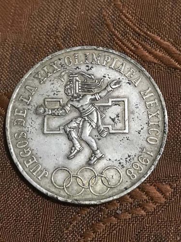 Moneda 25 Pesos. Mexico. 1968. Olimpiadas