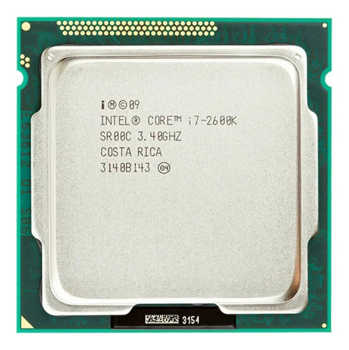 Cpu Intel Core I7 2600k, 4 NĂșcleos, 8 Hilos, 3,4 Ghz Y 95 W