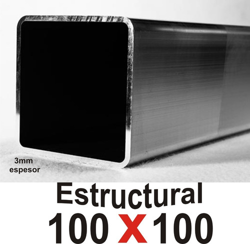 Tubo 100x100 X 3mm De 5.20 Mts Estructural