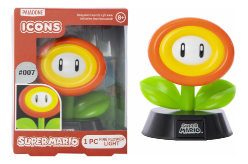 Lampara Super Mario Light Paladone Icons Varios Modelos 8cm