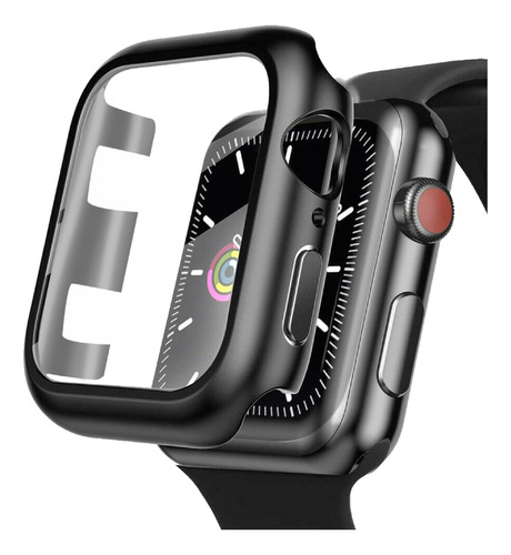 Protector Acrilico Negro Compatible Con Apple Watch Modelos