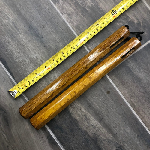 Imagen 4 de 7 de Nunchakus Chacos Ninja Defensa Madera 35cm 1303-c