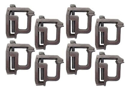 (8) New Truck Cap Mounting Clamps Topper Camper Shell Fi Cca