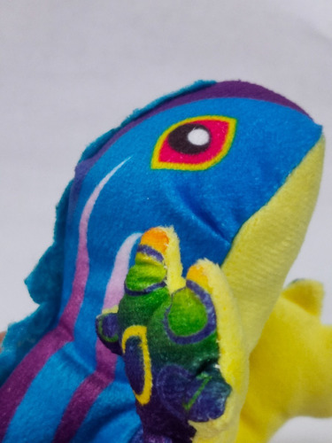 Peluche Preciosa Iguana Multicolor Toy Plush Raro