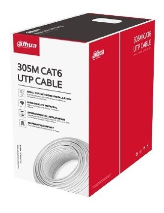 Cable Utp Cat6 100% Cobre Dahua 305 M