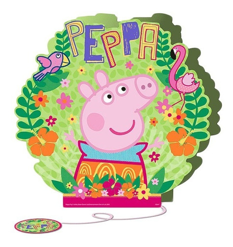 Piñata Decoración De Fiesta Motivo Peppa Pig