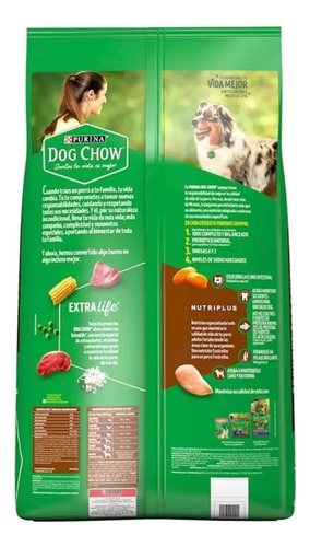Alimento Para Perro Dog Chow 2 De 18kg Nutriplus Croquetas