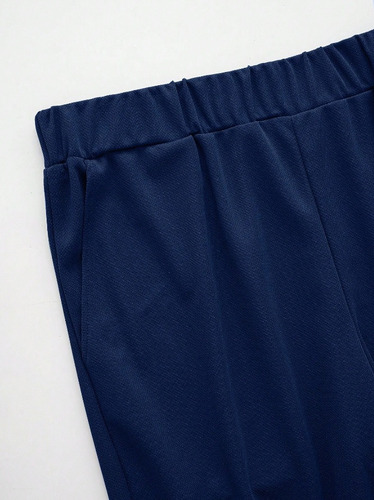 Conjunto De Camiseta Y Pantalón Corto Para Hombre Estampado