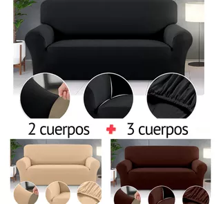 Funda Cobertor Para Muebles De 3+2 Cuerpos + Banda Elástica