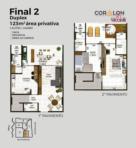 Apartamento Com 3 Dormitórios À Venda, 132 M² Por R$ 929.865,00 - Canto Do Forte - Praia Grande/sp - Ap1808