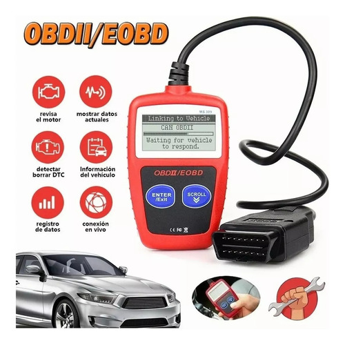Ms309 Escáner Obd2 Para Vehículos Automotrices