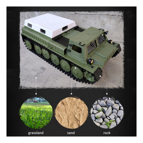 Tanque De Control Remoto Rc Tank Toy De 2,4 Ghz 1/16