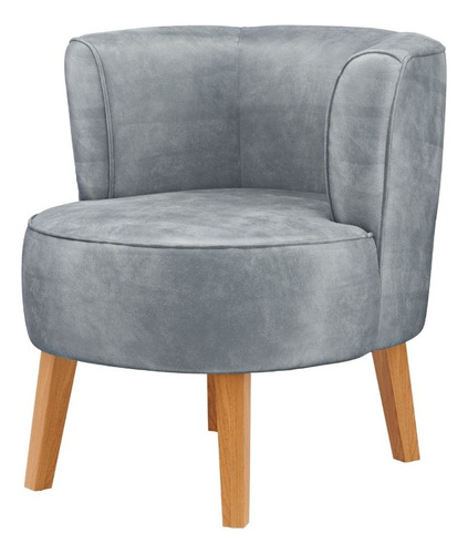 Cadeira Poltrona Elegante Para Consultório Ergonômica Assento Cinza Desenho Do Tecido Tecido Veludo
