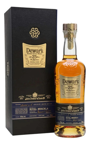 Dewars 25 Años The Signature Double Aged Bostonmartin